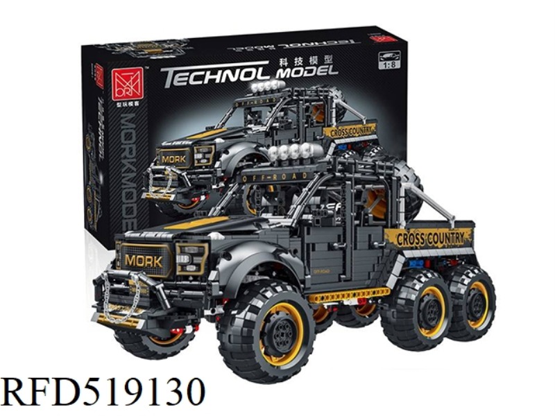 1:8 Black Raptor 6' 6 SUV 3218PCS