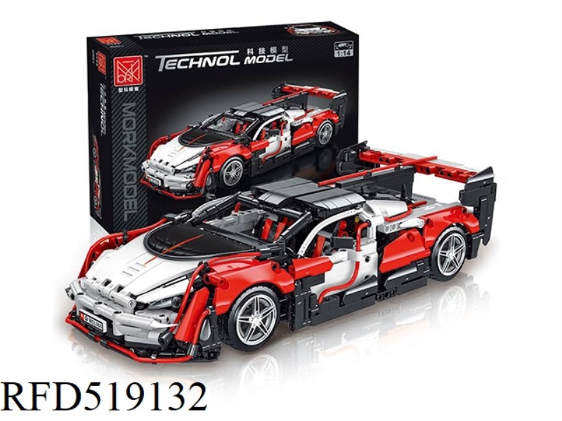 1:14 red and white saber McLaren 1529PCS
