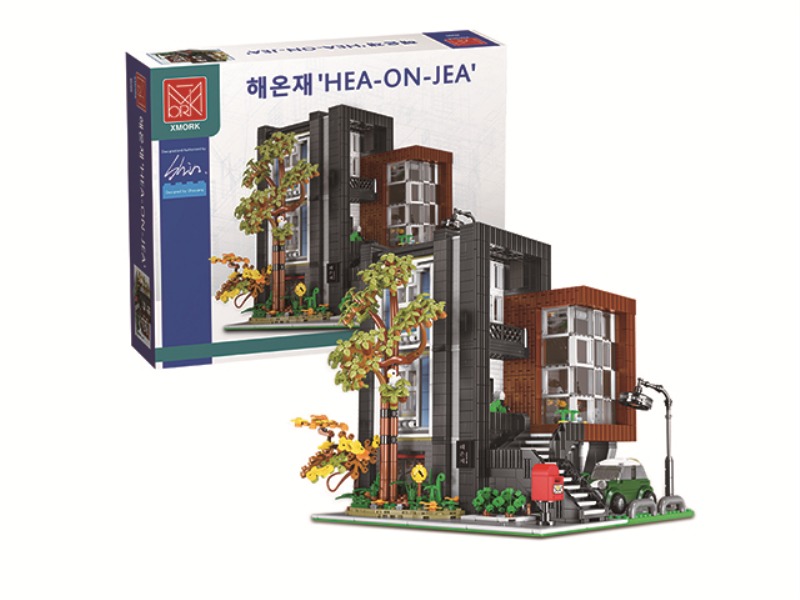 Modern villa 9 in 1 3300PCS