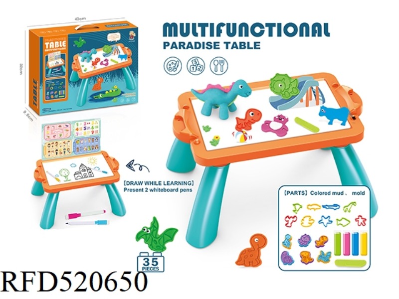 MOE FUN PINCH PINCH CLAY EARLY EDUCATION LEARNING TABLE (34PCS)