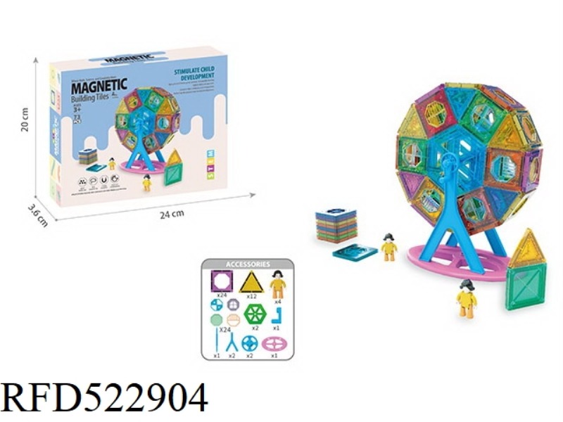 FERRIS WHEEL MAGNETIC PLATE 73PCS
