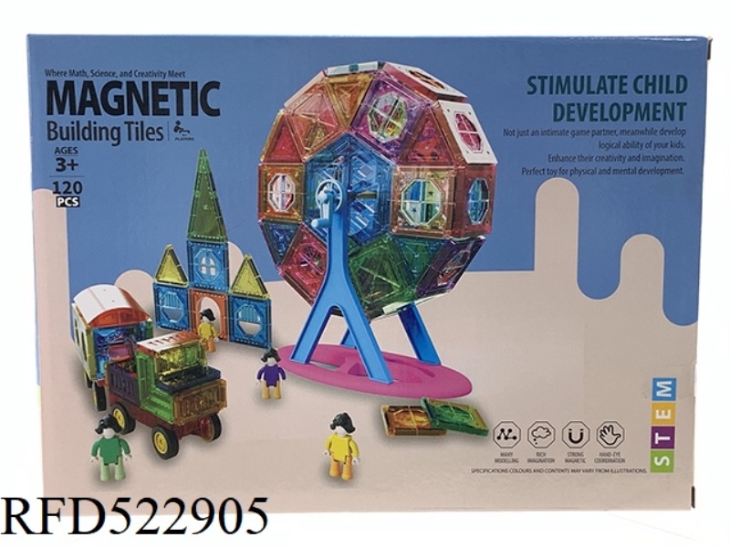 FERRIS WHEEL MAGNETIC PLATE 120PCS