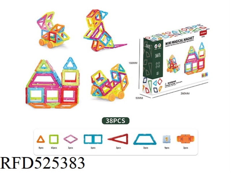 MINI MAGNETIC SHEET 38PCS