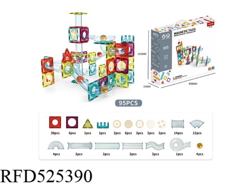 REGULAR COLOR WINDOW MAGNETIC SLIDE 95PCS