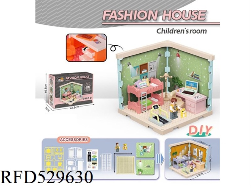 BUILDING BLOCKS PUZZLE HOUSE
