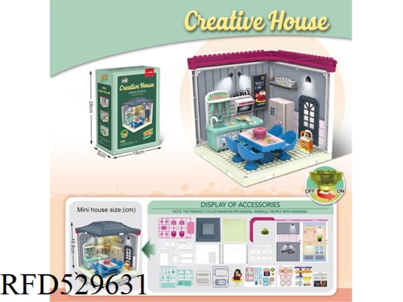BUILDING BLOCKS PUZZLE HOUSE