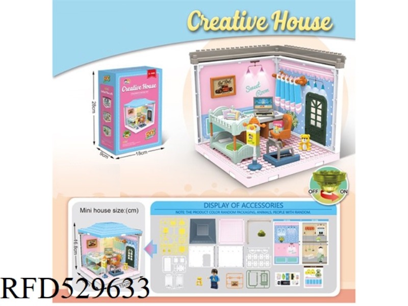 BUILDING BLOCKS PUZZLE HOUSE