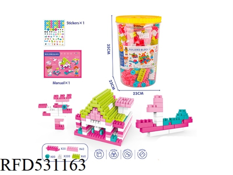 400PCS BUILDING BLOCKS
