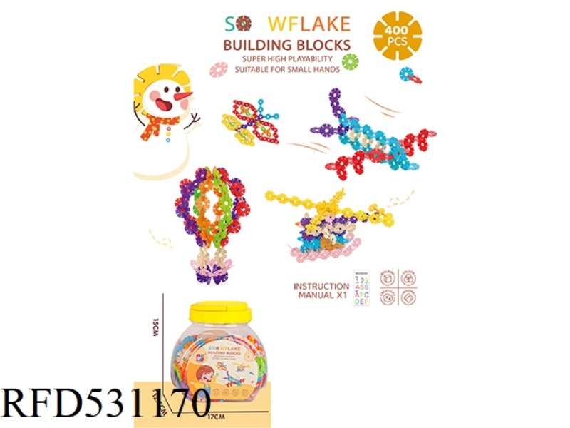 MEDIUM SNOWFLAKE (400PCS)