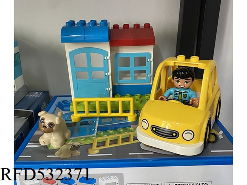 EWISE BUILDING BLOCKS - POLICE STATION SCENE (16PCS)
