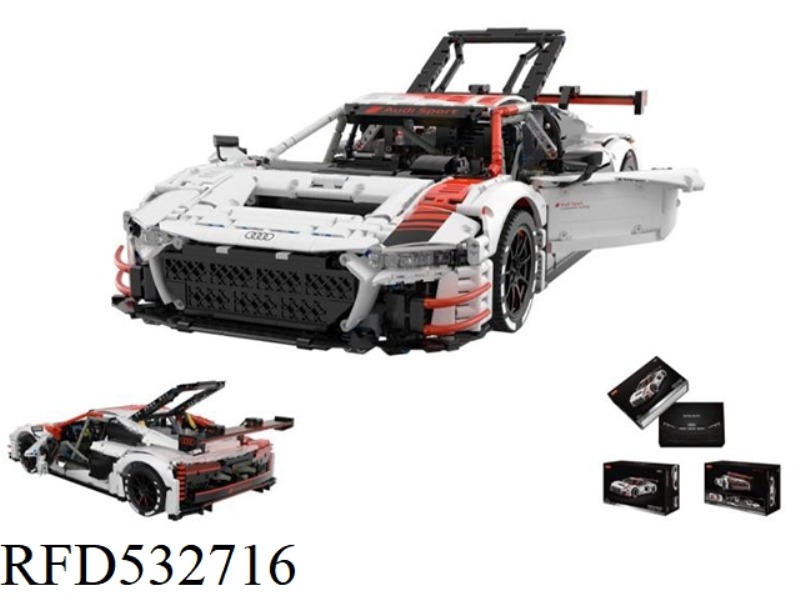 1:8 AUDI R8 LMS GT3 BRICKS STANDARD VERSION 3314PCS