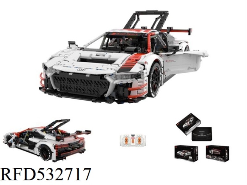 1:8 AUDI R8 LMS GT3 BRICKS RC VERSION 3322PCS