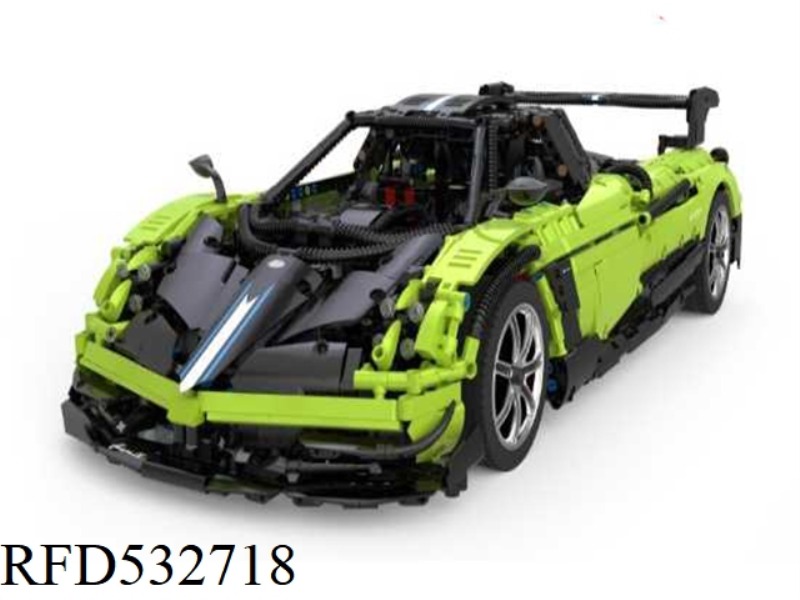 1:8 PAGANI HUAYRA BC BRICKS/ASSEMBLE CAR 2892PCS