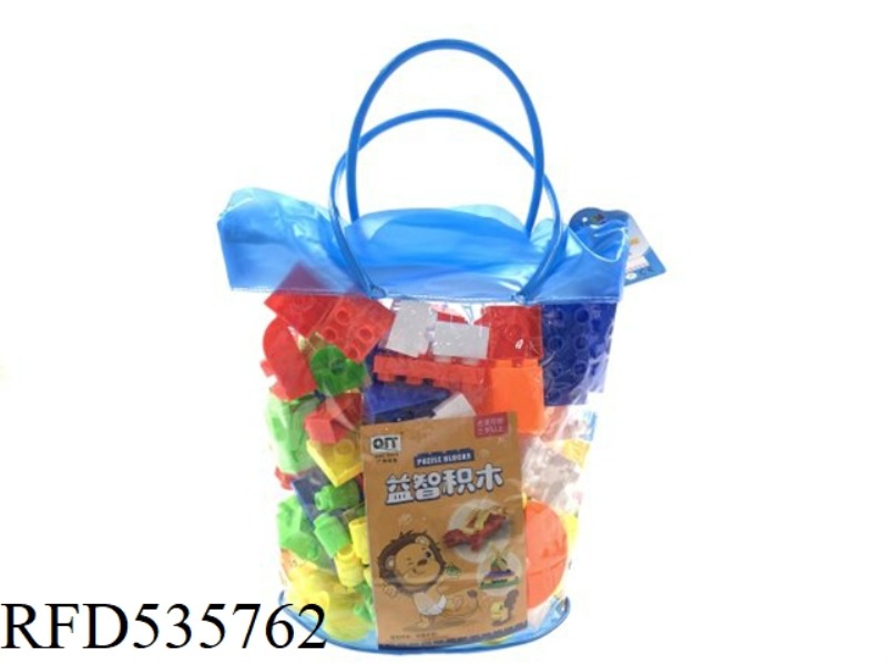 PUZZLE BUILDING BLOCKS 80PCS