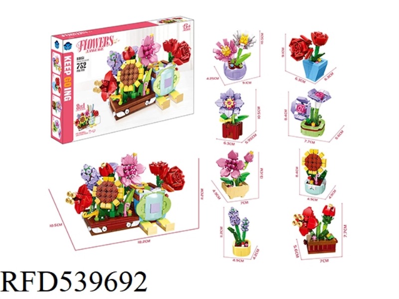 PICK UP FLOWERS 752PCS