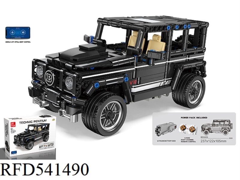 MERCEDES-BENZ BABOS BLACK (TWO-DRIVE) 2.4GHZ FOUR-CHANNEL REMOTE CONTROL, INTELLIGENT APP PROGRAMMIN
