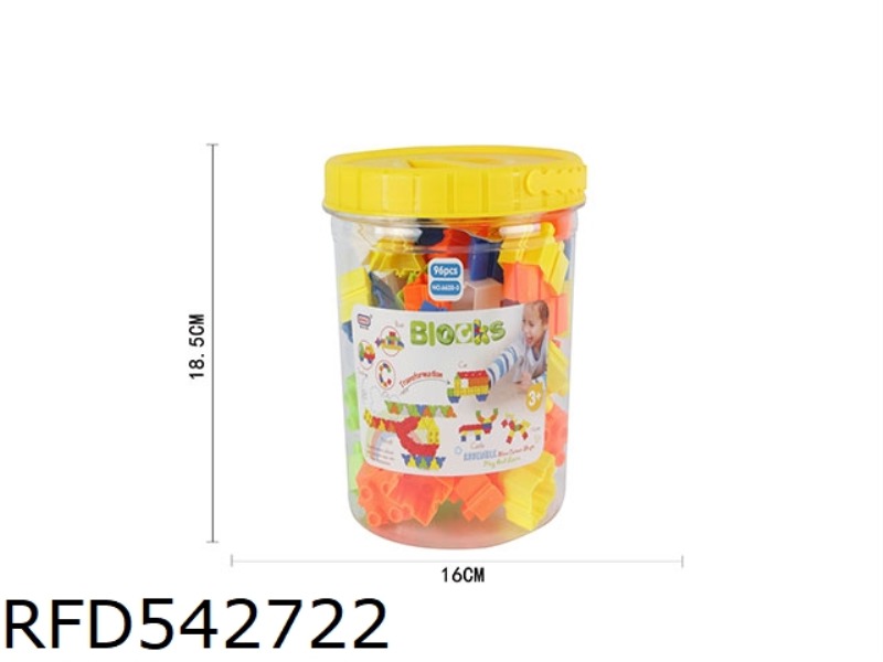PUZZLE BUILDING BLOCKS (96PCS)