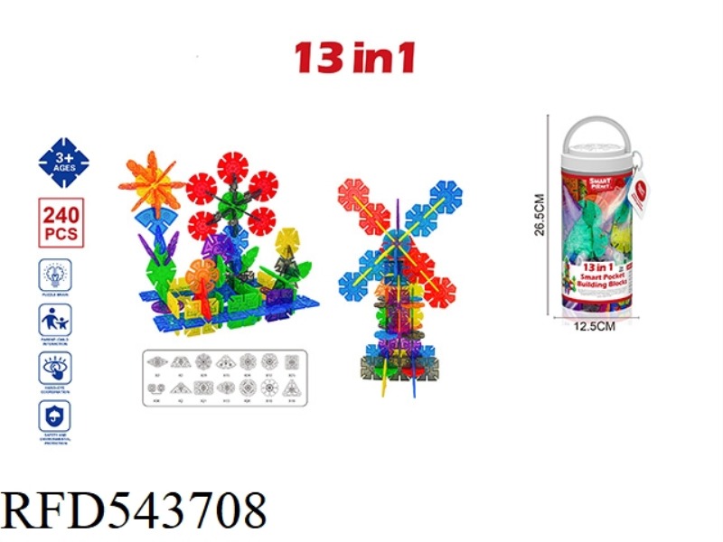 13 IN 1 FLAKE 240PCS