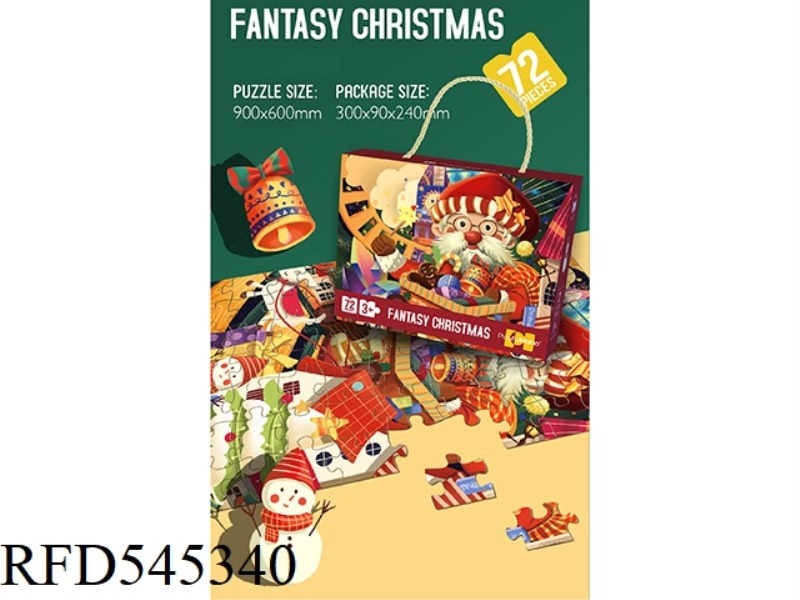 72 PIECES OF CHRISTMAS PUZZLE