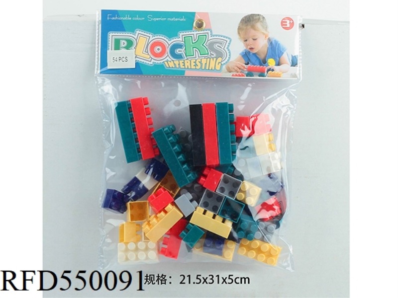 BUILDING BLOCKS (54PCS)