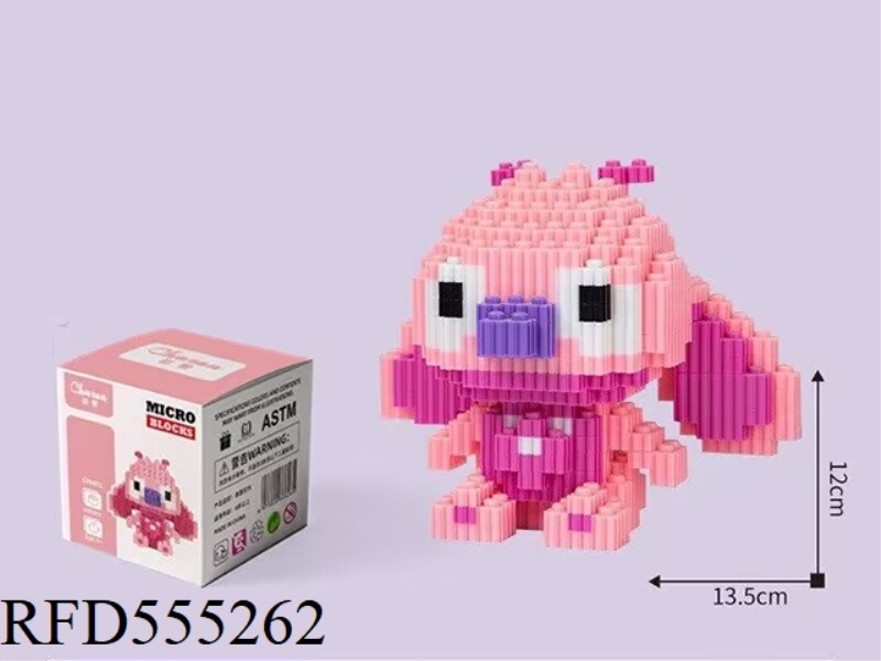PINK STITCH BUILDING BLOCKS 880PCS