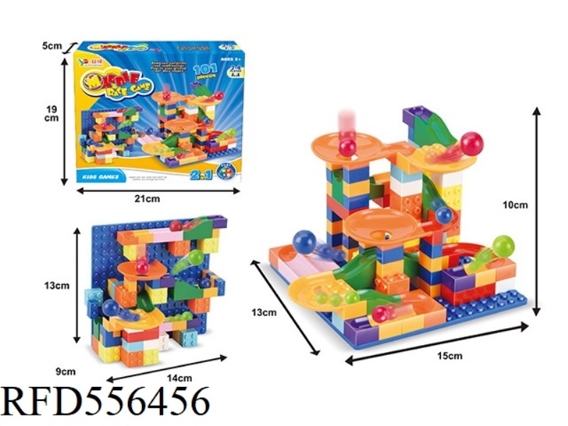 2 IN 1 PUZZLE SLIDE BLOCKS (101PCS)