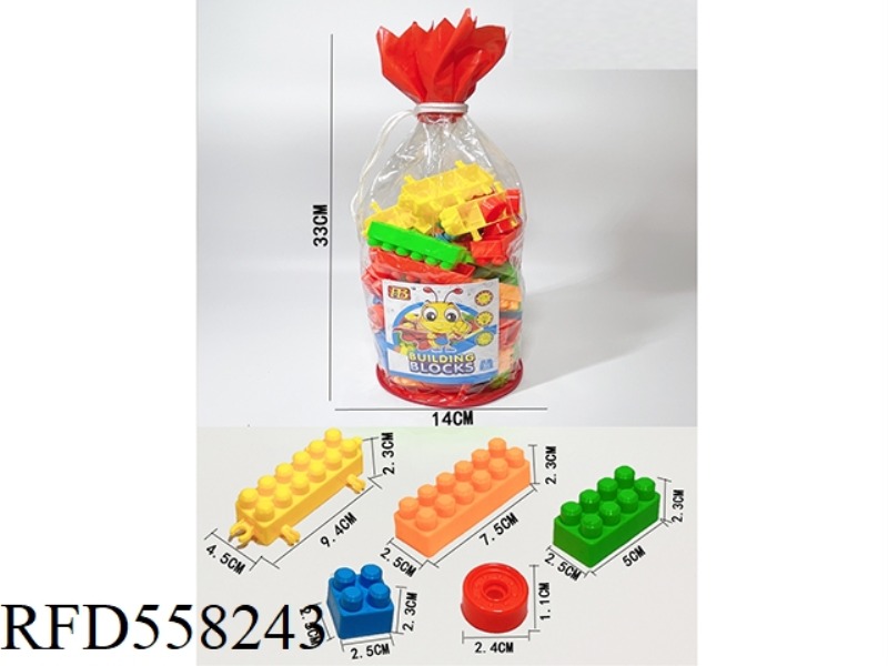 PUZZLE BUILDING BLOCKS 104PCS