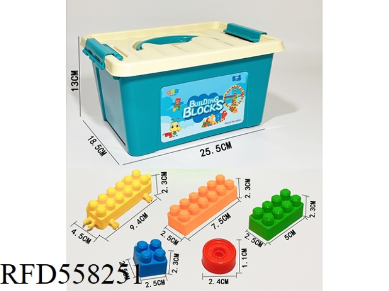 PUZZLE BUILDING BLOCKS 109PCS