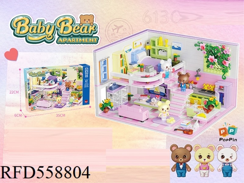 BAOXIONG FLOWER APARTMENT 1110PCS