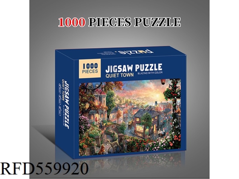 QUIET TOWN PUZZLE 1000 PIECES