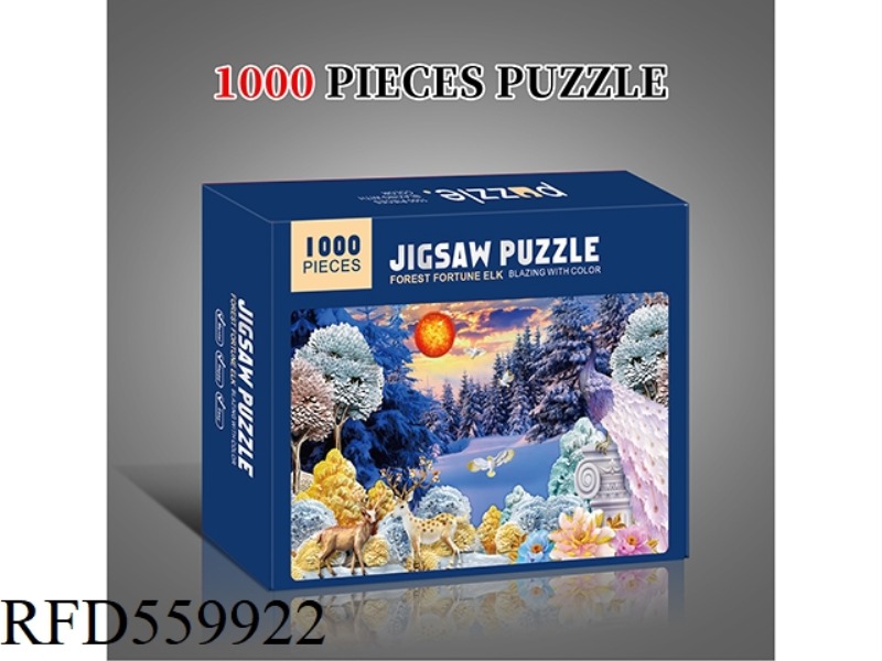 FOREST DEER PUZZLE 1000PCS