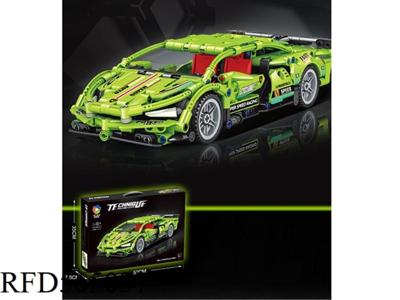NEW TECHNOLOGY PARTS PULL-BACK CAR 499PCS