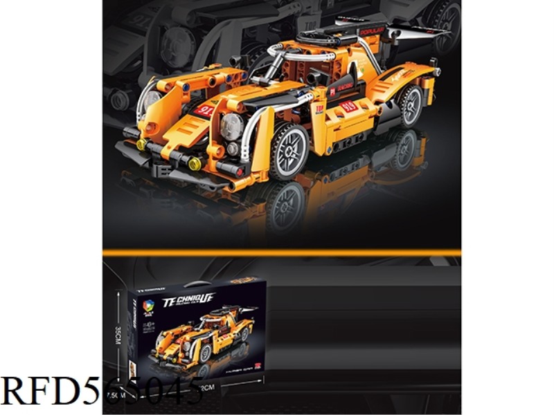 NEW TECHNOLOGY PARTS PULL-BACK CAR 483PCS