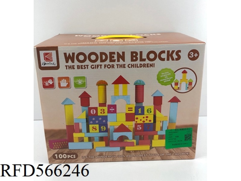 RAINBOW DIGITAL BUILDING BLOCKS 100PCS