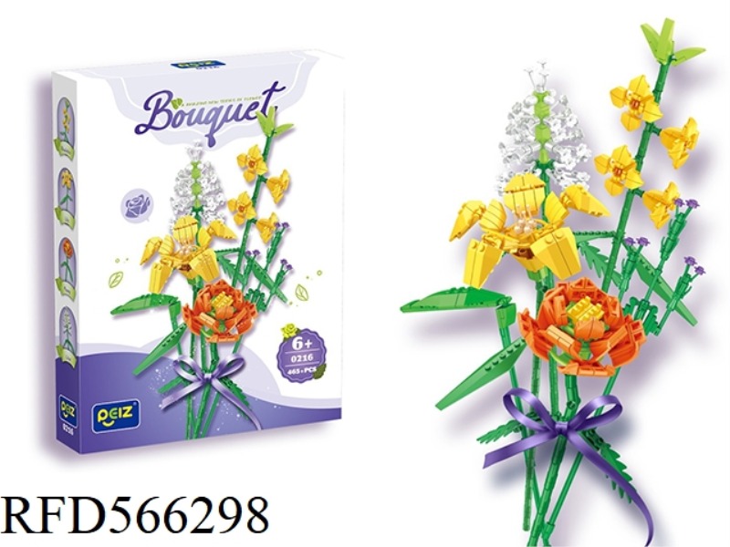 4 BOUQUETS 465PCS