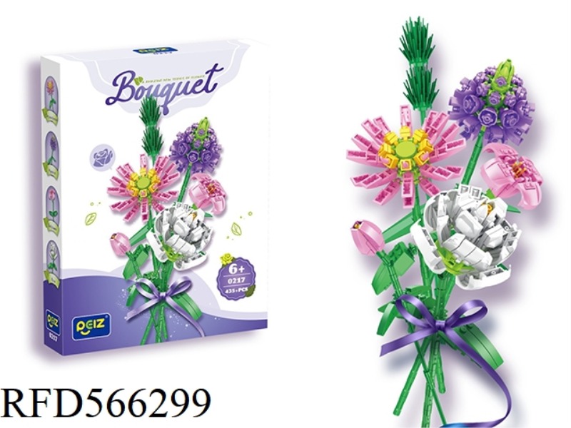 4 BOUQUETS 435PCS