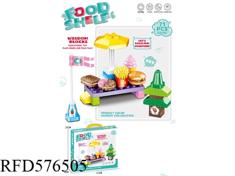 FOOD BUILDING BLOCKS (71PCS)