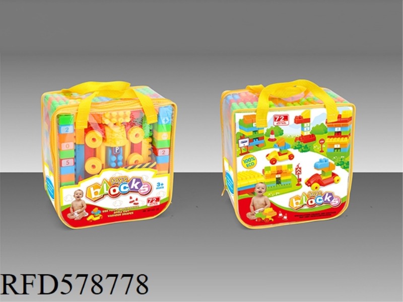 72 SHAPED BAG BLOCKS