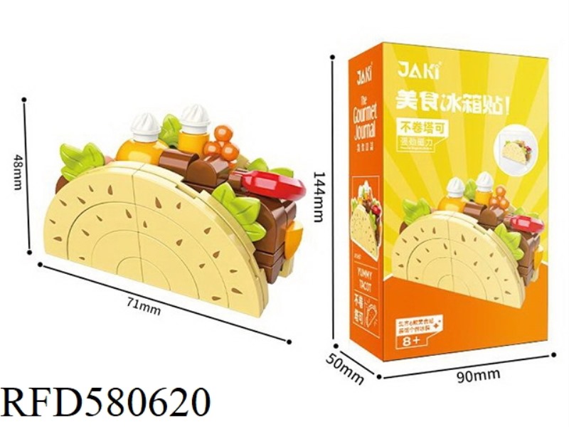 62PCS REFRIGERATOR MAGNET BLOCKS - NO TACO ROLL