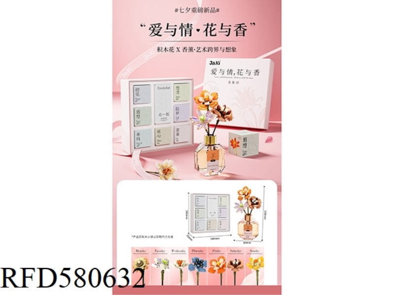 445PCS SCENTED FLOWER GIFT BOX