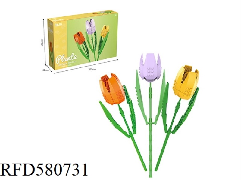 186PCS OF TULIPS
(THREE PACKS)