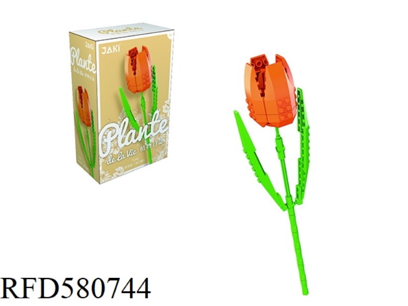 62PCS TULIP (SUNSET ORANGE)