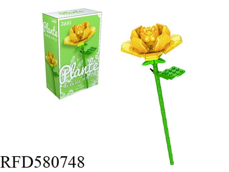 95PCS ROSE (GLAZED YELLOW)