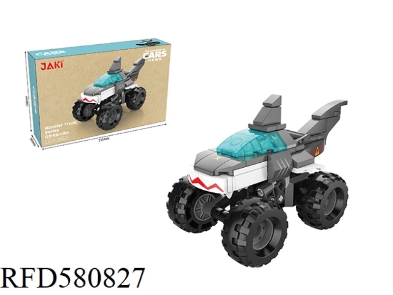 98PCS WILD BLACK SHARK BIGFOOT
(WITH RETURN FORCE)
