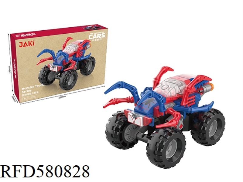 90PCS WILD SPIDER BIGFOOT TRUCK
(WITH RETURN FORCE)