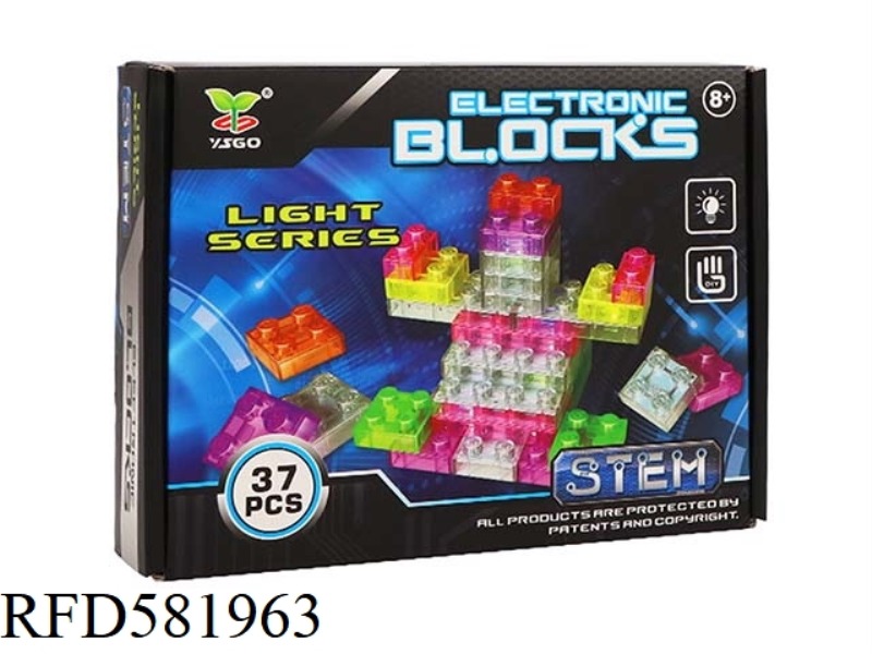 LIGHTING BUILDING BLOCKS 37PCS