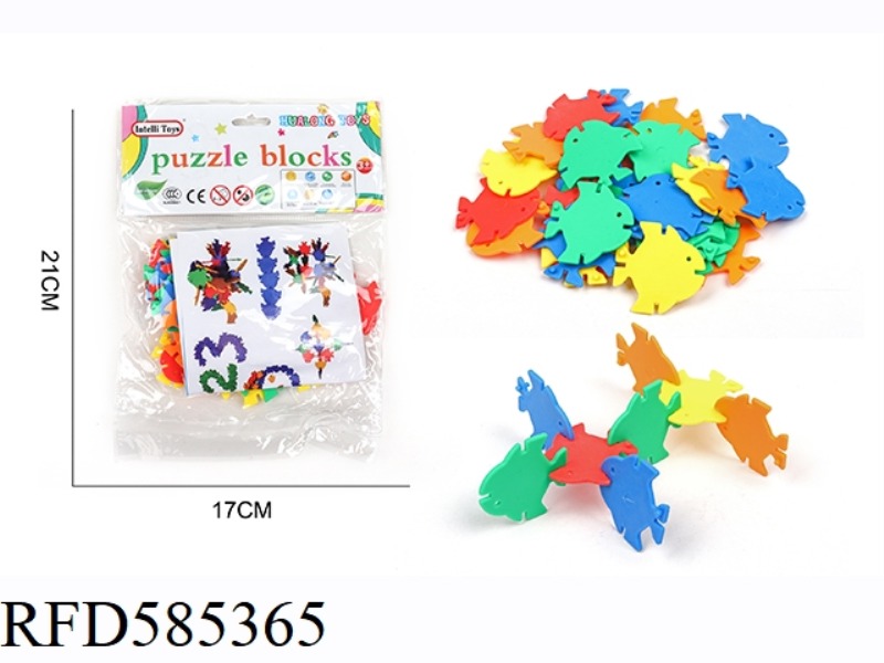ASSEMBLING BUILDING BLOCKS (TROPICAL FISH) 30PCS