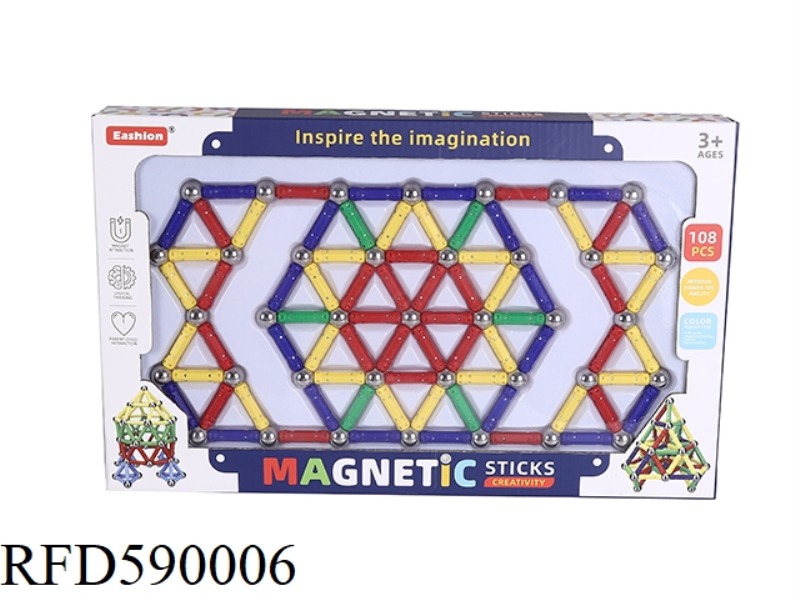 108PCS MAGNETIC BAR