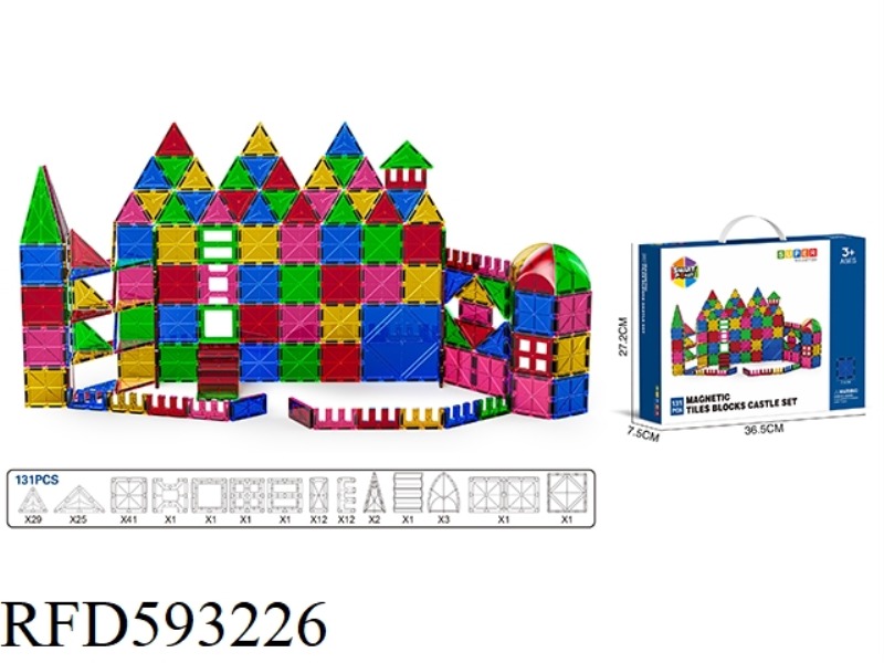 7.5CM PLANAR MAGNETIC SHEET -131PCS