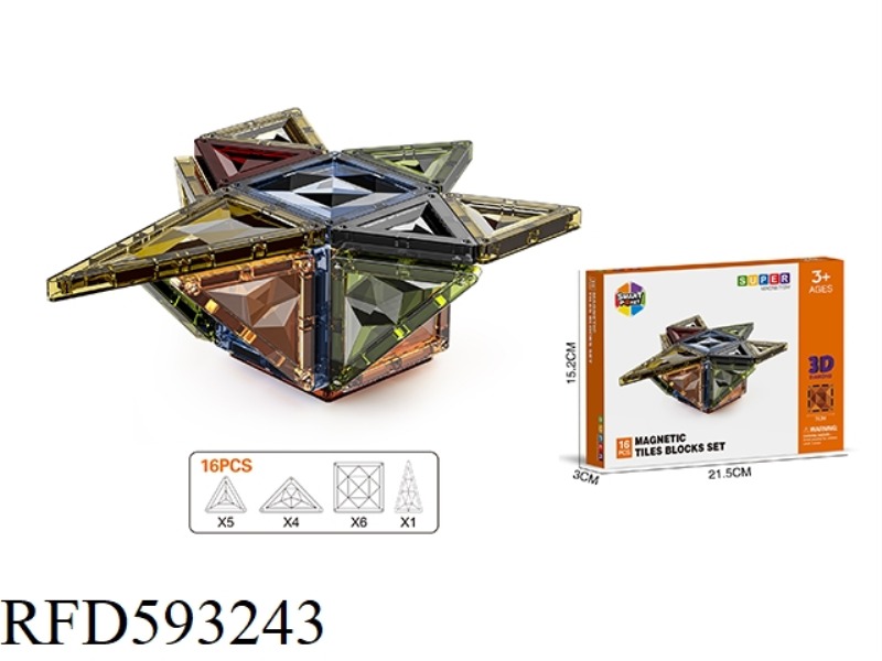 5CM DRILLING SURFACE 3D MAGNETIC SHEET -16PCS